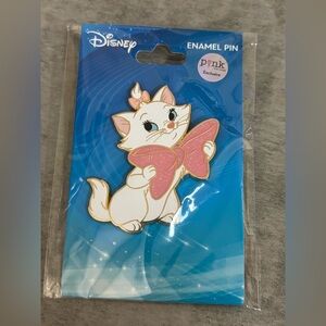 Disney PALM - Marie - Big Pink Glitter Bow - Aristocats Pin